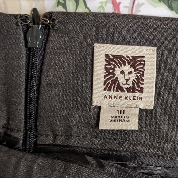 Anne Klein Pencil Skirt Grey size 10 - Picture 5 of 6